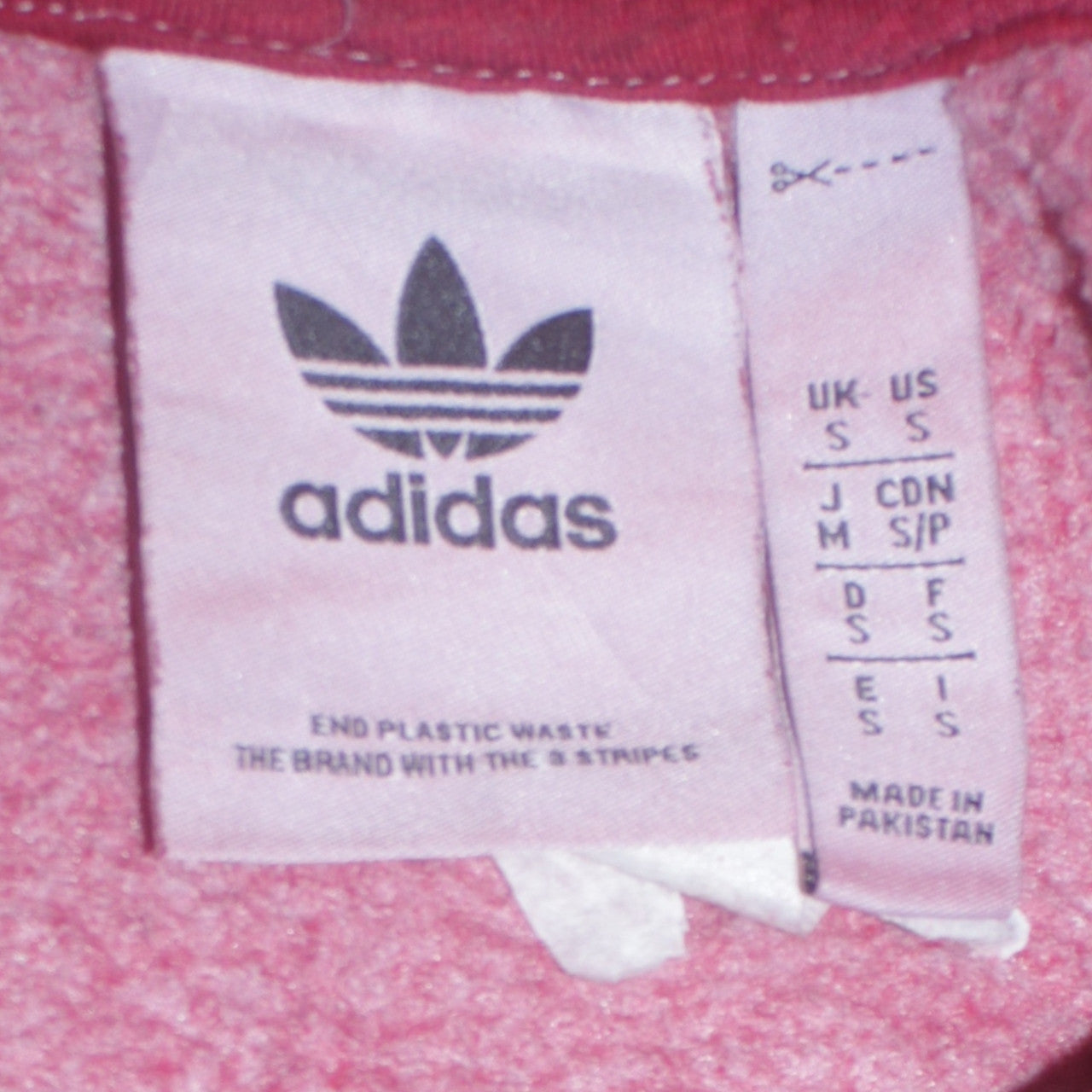 Adidas Men's Red Pullover Hoodie Small Fleece Sportswear