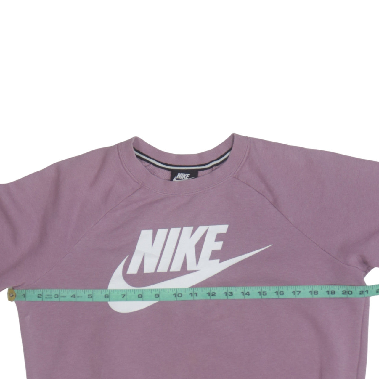Nike Women’s Pink Logo Crew Neck Pullover Sweatshirt Size S