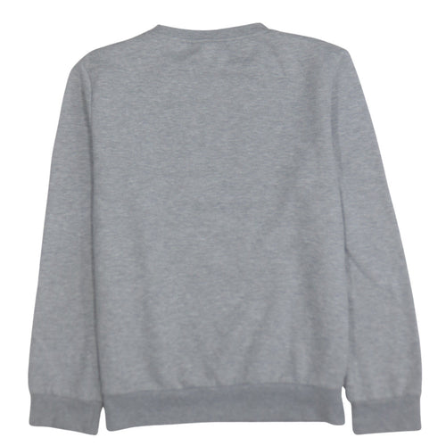 Disney Women Grey Stitch Sweatshirt Small Pullover Casual