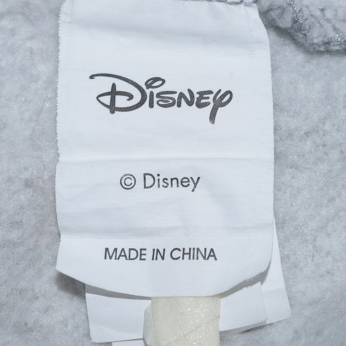 Disney Women Grey Stitch Sweatshirt Small Pullover Casual