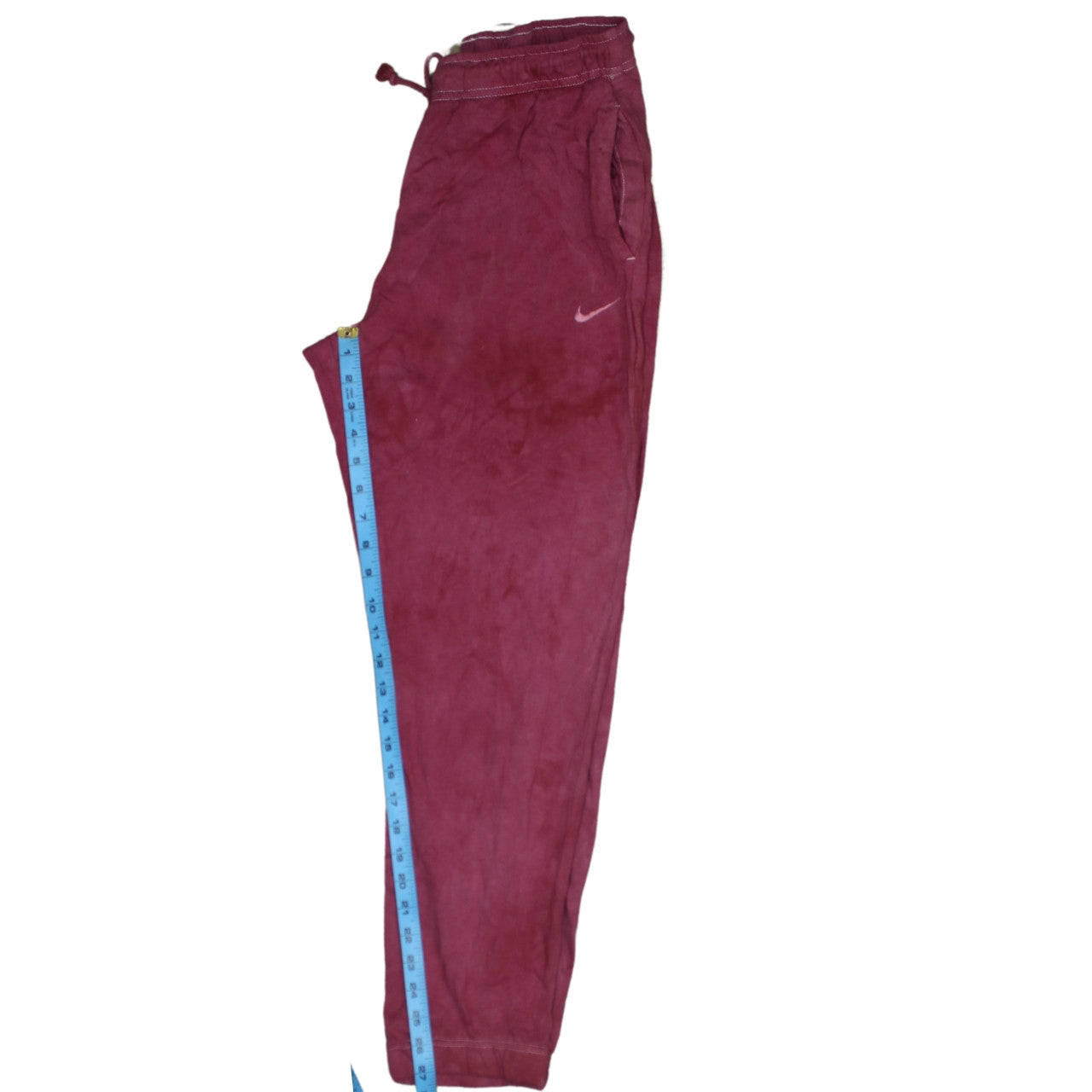 Nike Women's Red Jogger Sweatpants Size S Fleece Activewear