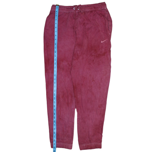 Nike Women's Red Jogger Sweatpants Size S Fleece Activewear