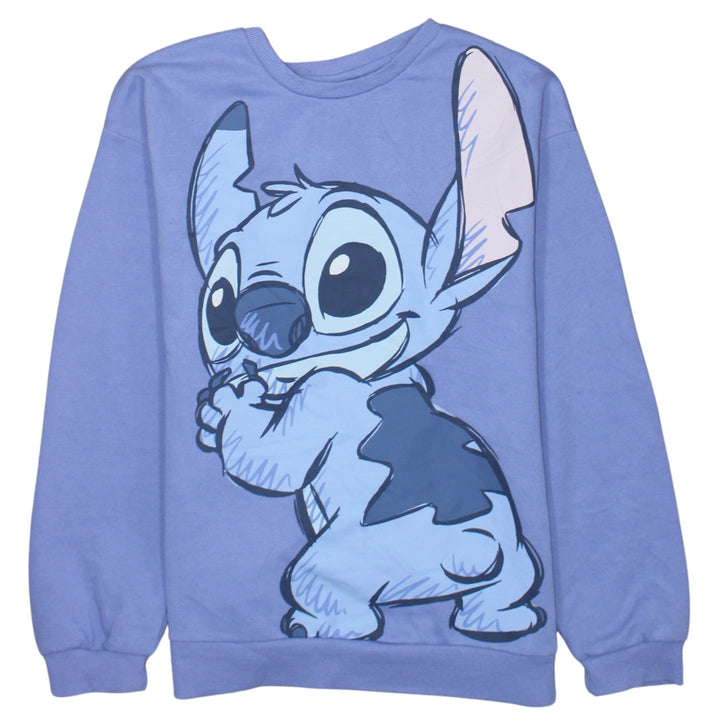 Disney at Primark Girls Blue Stitch Pullover Sweatshirt 11-12 Years