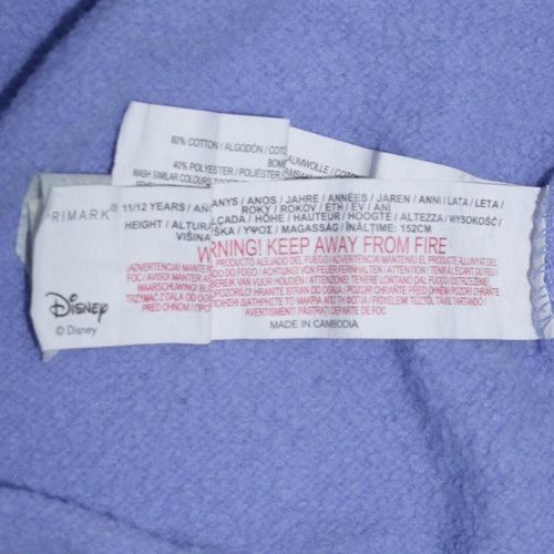Disney at Primark Girls Blue Stitch Pullover Sweatshirt 11-12 Years