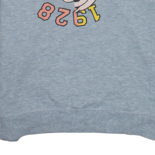 H&M Divided Disney Grey Minnie Mouse Sweatshirt Women S Crew Neck Pullover