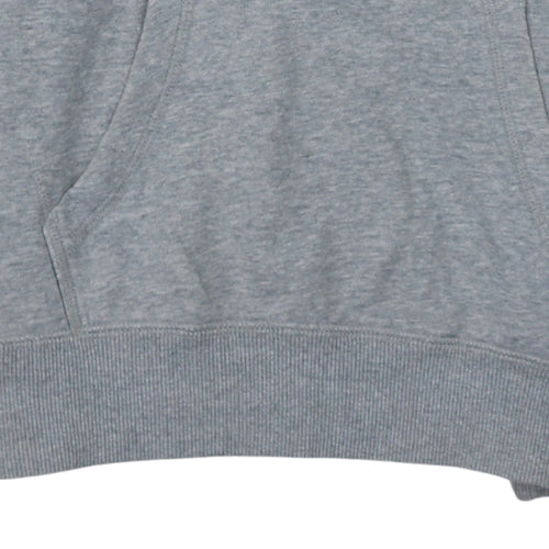 Nike Men's Grey Pullover Hoodie Size S Cotton Blend Classic Fit