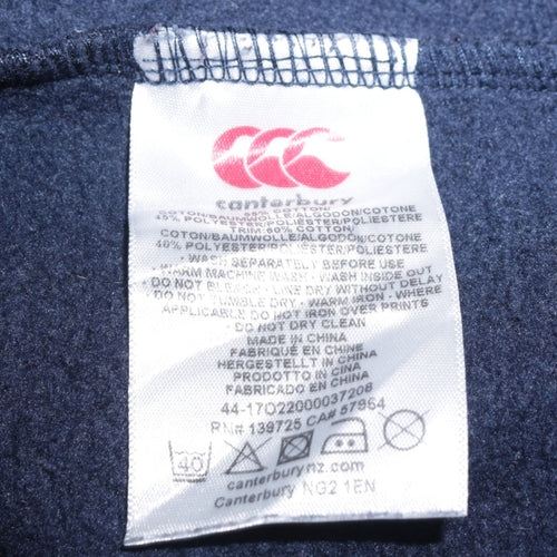 Canterbury Boys Navy Blue Power Surge Pullover Hoodie 14 Years