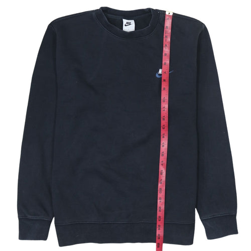 Nike Men's Black Small Crew Neck Pullover Sweatshirt