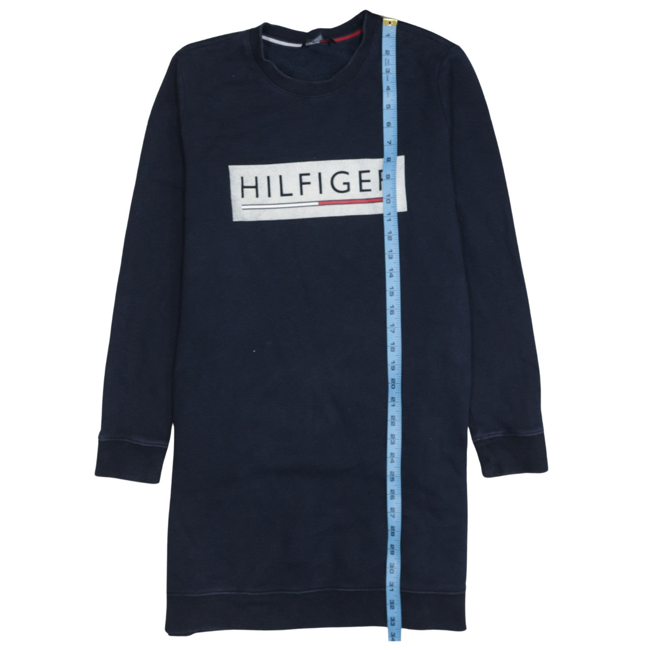 Tommy Hilfiger Men's Blue Logo Pullover Sweatshirt Size M
