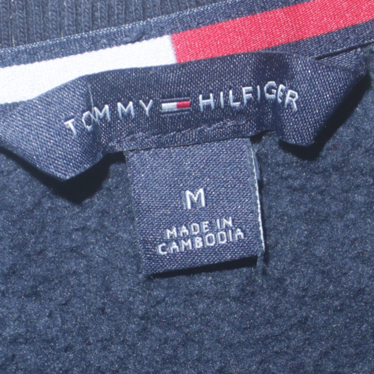 Tommy Hilfiger Men's Blue Logo Pullover Sweatshirt Size M