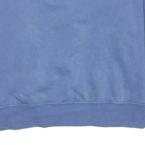 Disney Stitch & Angel Blue Sweatshirt Women L Graphic Pullover Primark