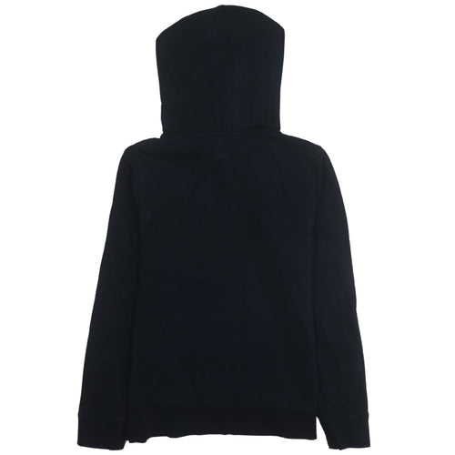 Tommy Hilfiger Men's Black Pullover Hoodie Size S Graphic Logo Sweatshirt
