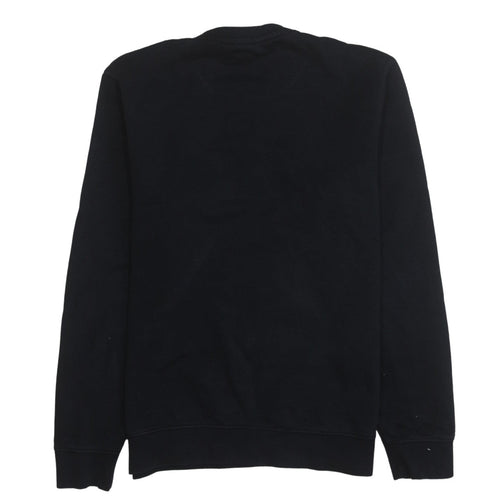 Champion Men's Black Medium Pullover Sweatshirt Logo Crew Neck