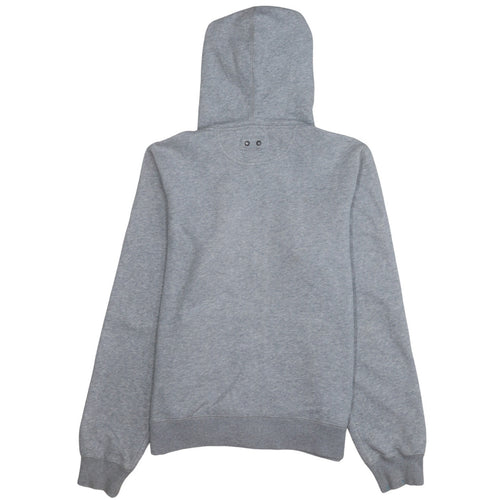 Converse Men's Grey Full Zip Hoodie Size S Regular Fit Fleece Sweatshirt