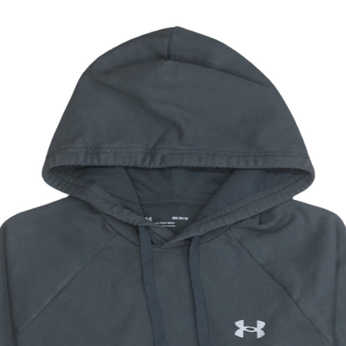Under Armour Men's Grey Pullover Hoodie Size M Loose Fit