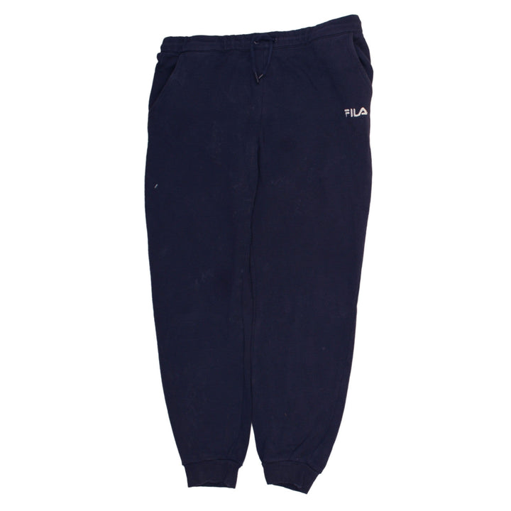 Fila Men’s Blue Jogger Sweatpants M Regular Fit Tapered Trousers