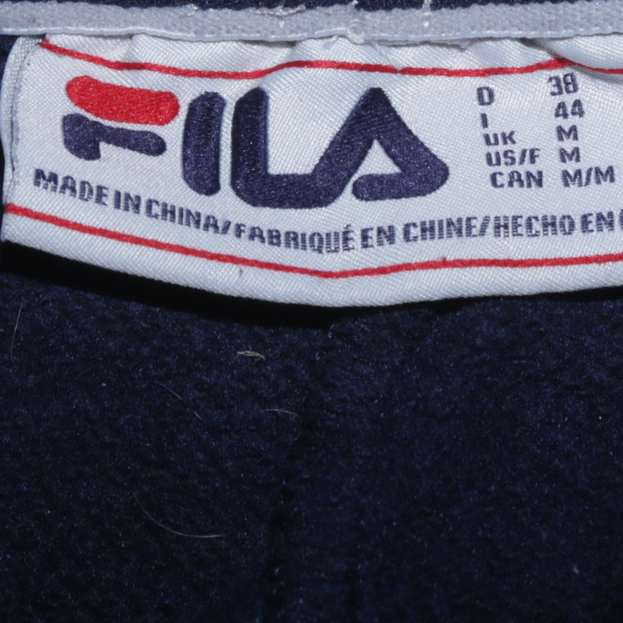 Fila Men’s Blue Jogger Sweatpants M Regular Fit Tapered Trousers