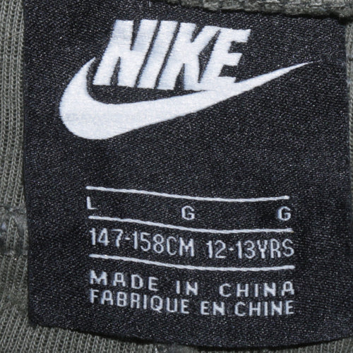 Nike Teens Green Jogger Fleece Trousers 12-13Y Regular Fit