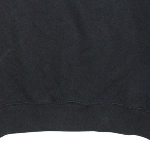 Champion Boys Black Pullover Sweatshirt 15-16 Years Regular Fit Logo Fleece