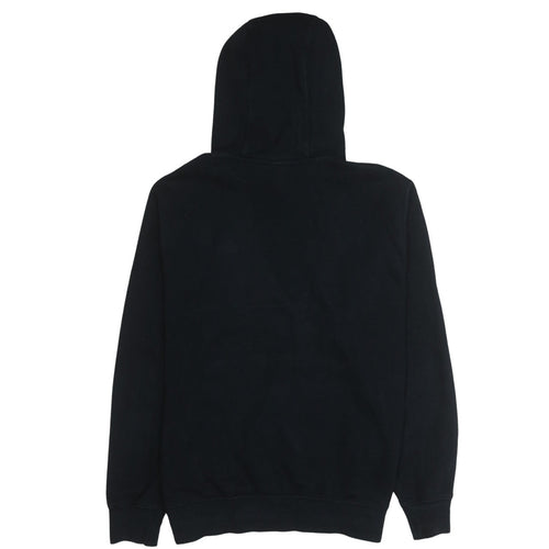 Nike Men's Black Pullover Hoodie M Fleece Logo Sweatshirt