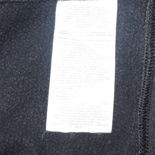 Nike Men's Black Pullover Hoodie M Fleece Logo Sweatshirt