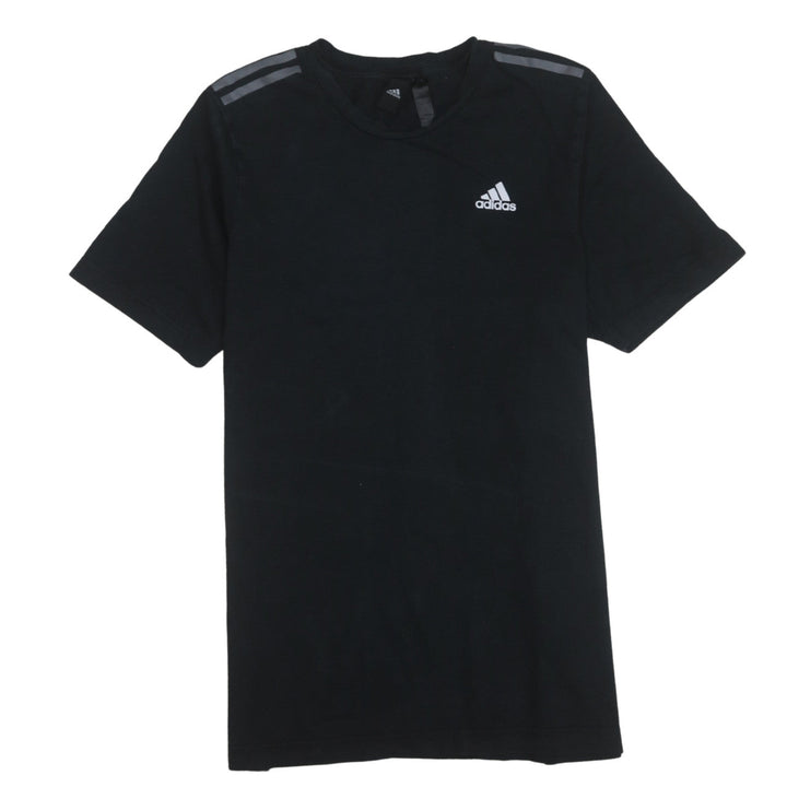 Adidas Men's Black Regular Fit Short Sleeve Crew Neck Sports T-Shirt M