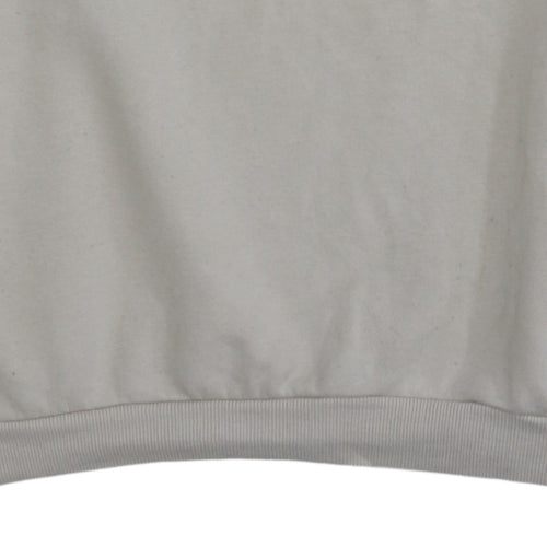 H&M Women Beige Crew Neck Powerpuff Girls Sweatshirt L