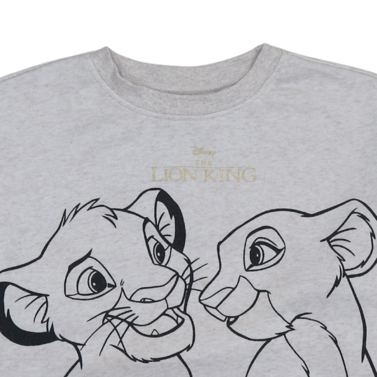 Disney The Lion King Grey Graphic Pullover Sweatshirt XS Women