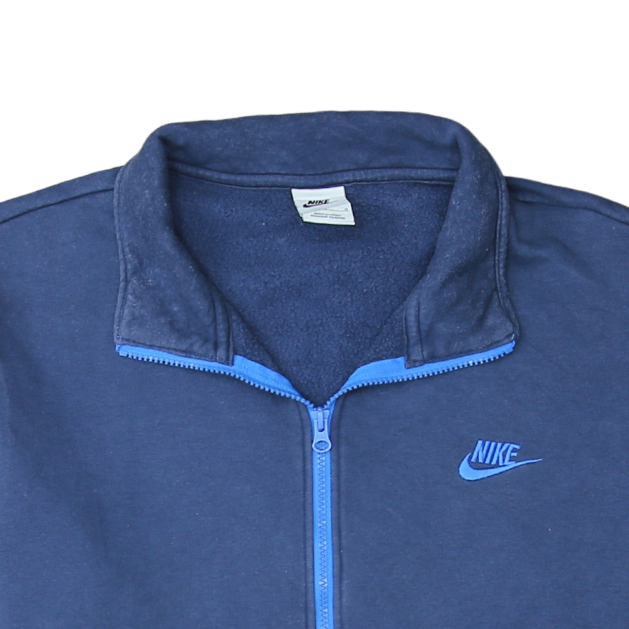 Nike Men’s Blue 1/2 Zip Fleece Sweatshirt Size L Regular Fit