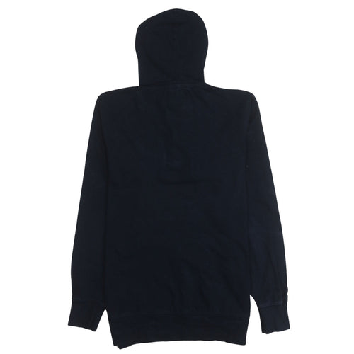 Adidas Boys Black Full Zip Hoodie 13-14 Years Fleece Hooded Sweatshirt