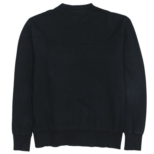 Hugo Boss Men’s Black Cotton Crew Neck Pullover Sweatshirt S