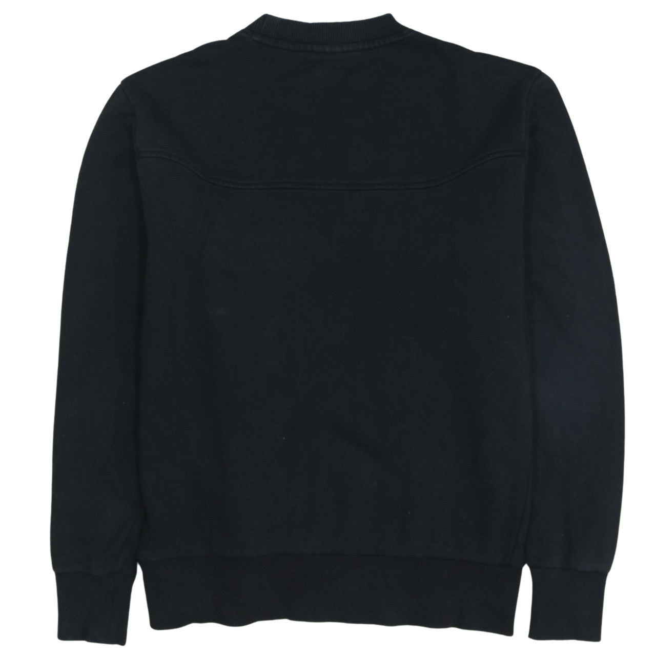 Hugo Boss Men’s Black Cotton Crew Neck Pullover Sweatshirt S
