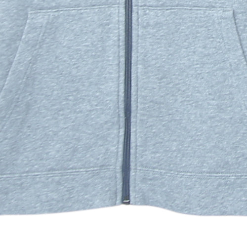 Nike Boys Grey Full Zip Hoodie XL 158-170cm Fleece Sportswear