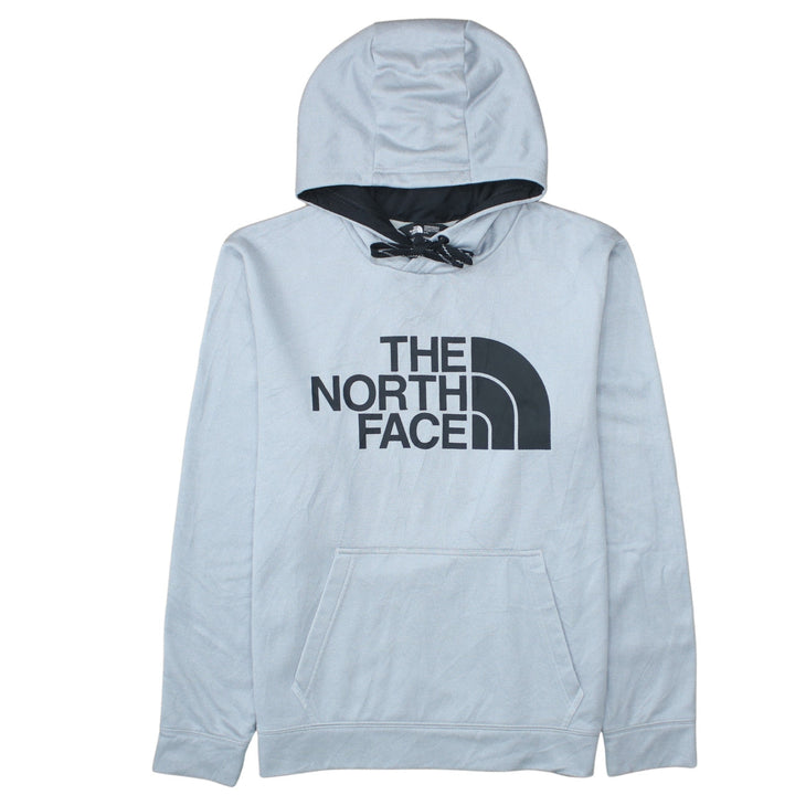 The North Face Men's Grey Large Pullover Hoodie Fleece Logo