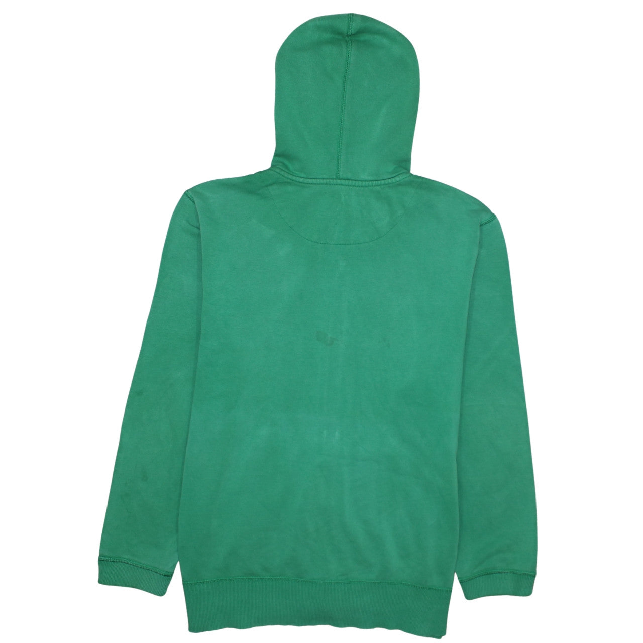Nike Men's Green Full Zip Hoodie L - Sports Fleece Sweatshirt
