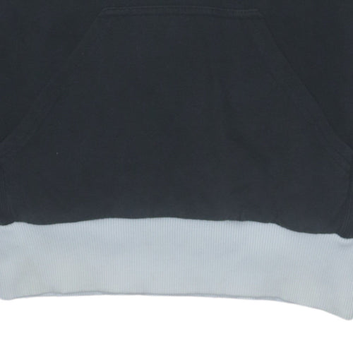 Puma Men's Black Pullover Hoodie XS Logo Embroidered Fleece