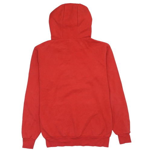 Ellesse Women's Red Pullover Hoodie UK 10 Logo Print Casual Sweatshirt