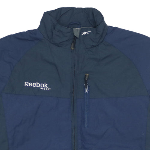 Reebok Boys Blue XL 14 Years Puffer Jacket Winter Full Zip Sports Coat