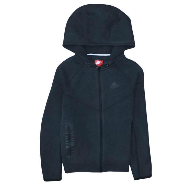 Nike Boys Black Full Zip Hoodie Medium 137-147cm Fleece Sweatshirt