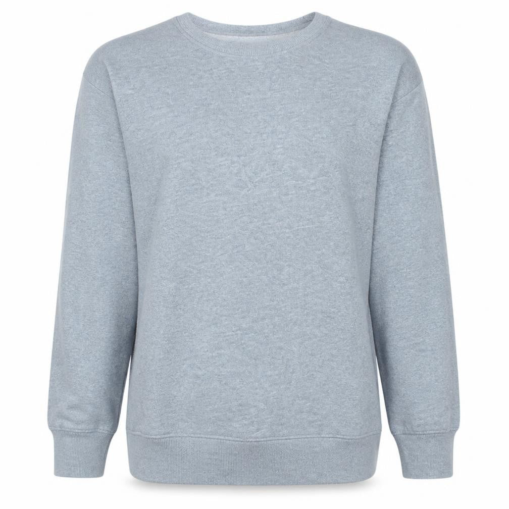 Front view of Disney x Reserved Grey Mickey Mouse Women's L Sweatshirt Pullover