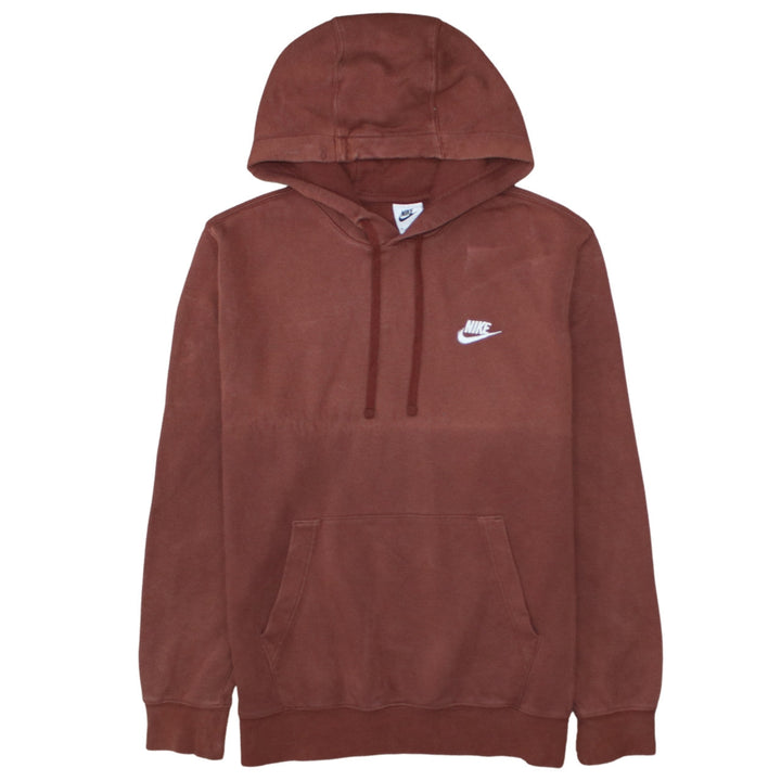 Nike Women’s Brown Pullover Hoodie Size M Cotton Blend