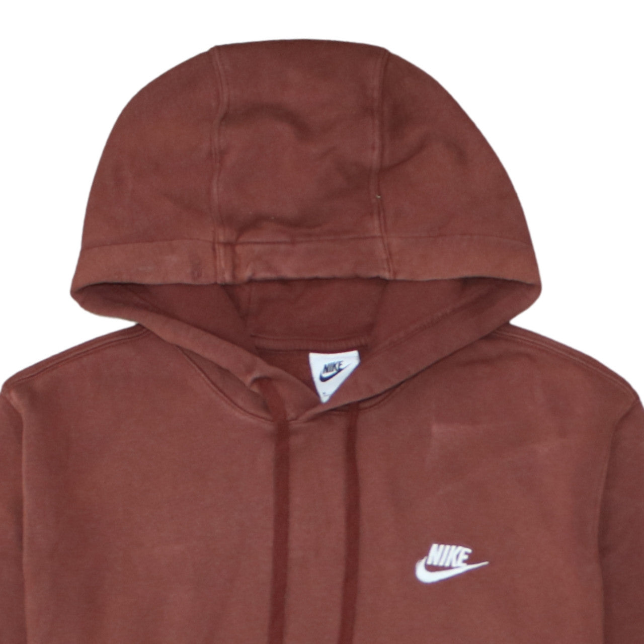 Nike Women’s Brown Pullover Hoodie Size M Cotton Blend