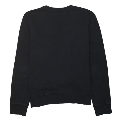 Calvin Klein Jeans Womens Black Cotton Crew Neck Sweatshirt L