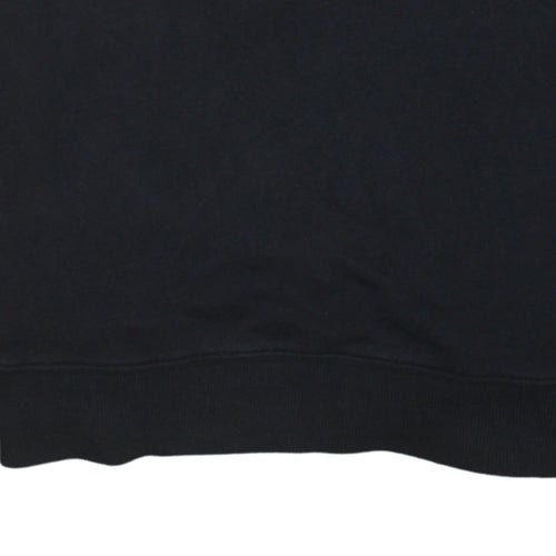 Calvin Klein Jeans Womens Black Cotton Crew Neck Sweatshirt L