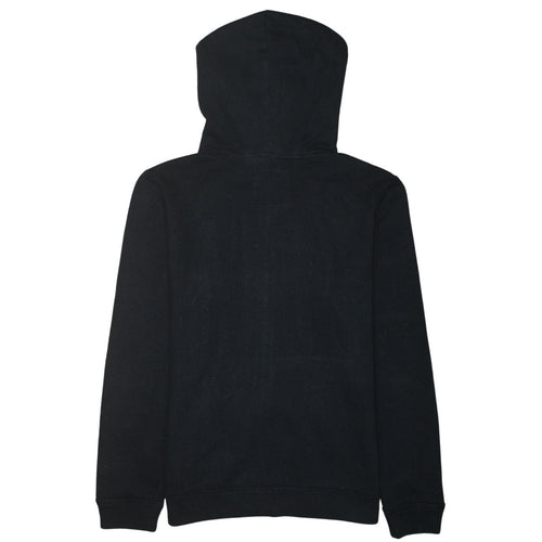 Hollister Men's Black Full Zip Hoodie S Logo Fleece Sweatshirt