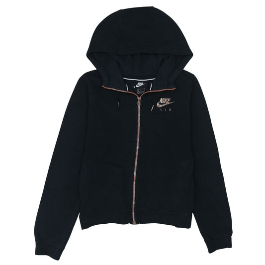 Nike Air Women's Black Full Zip Hoodie Size S Casual Logo Style