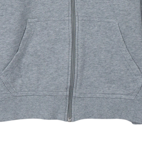 Nike Boys Grey Full Zip Hoodie Medium 10-12 Years Fleece Sweatshirt