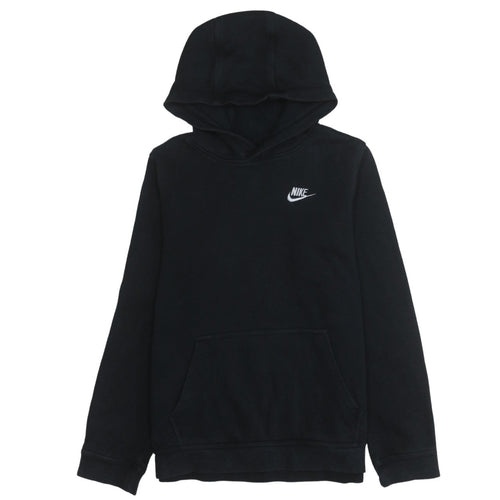 Nike Boys Black XL Pullover Hoodie Sweatshirt with Logo