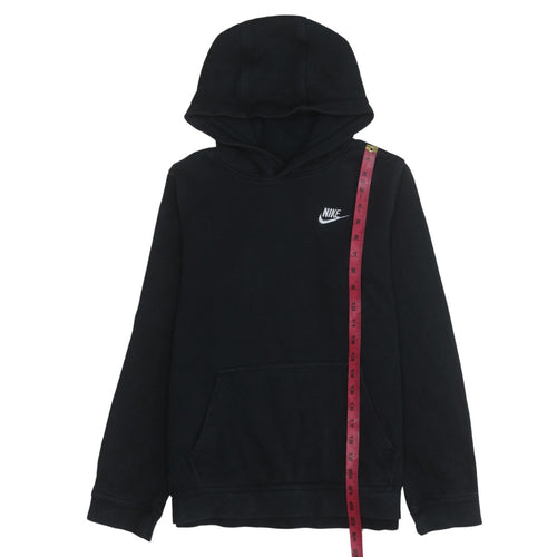Nike Boys Black XL Pullover Hoodie Sweatshirt with Logo