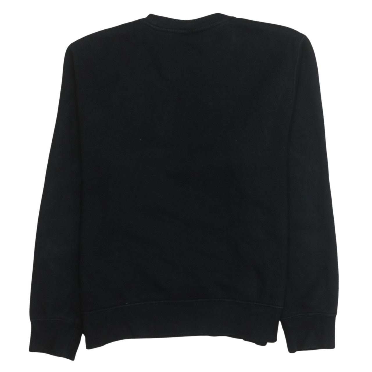 Nike Womens Black Swoosh Logo Pullover Sweatshirt Size S